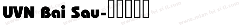 UVN Bai Sau字体转换